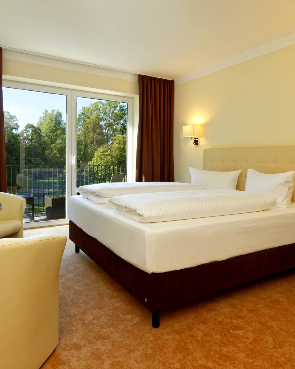 Doppelzimmer zur Parkseite im Hotel am Kurpark Zinnowitz