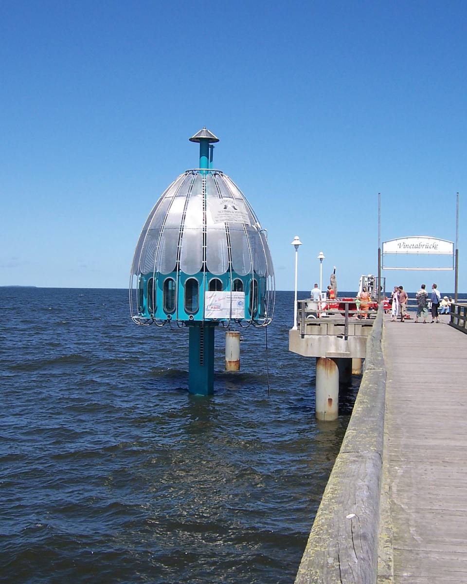 Seebrücke Zinnowitz mit Tauchgondel